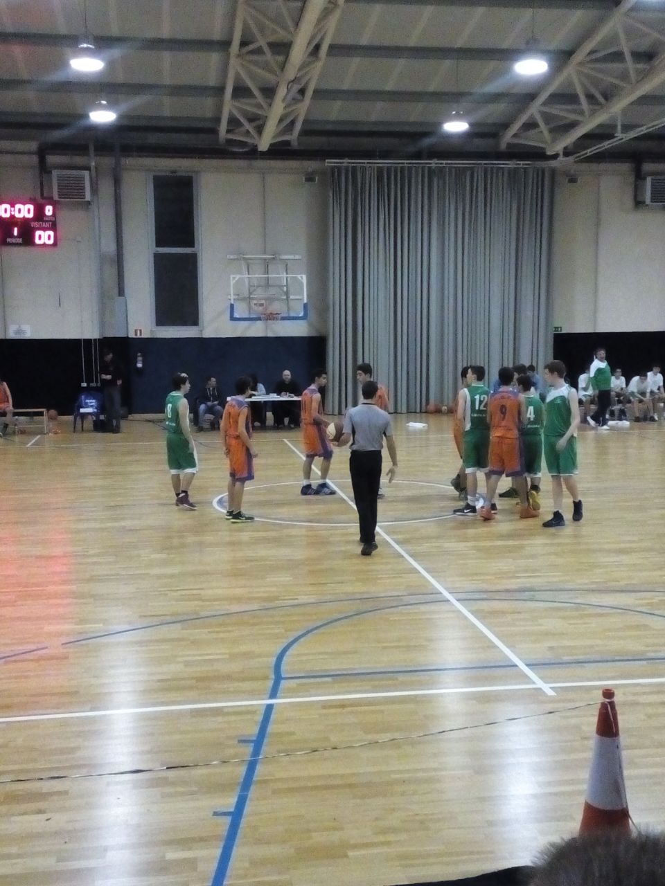 Darrer partit primera fase. Cadet Masculí StereoMovil. Temp.2014-2015 Club Bàsquet Bellpuig